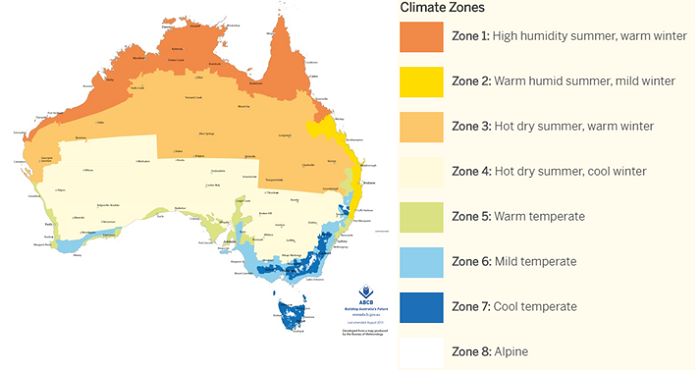 R value Climate Map