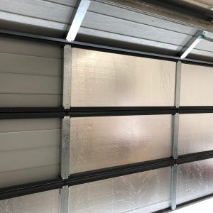 with and without garage door insulation foilboard melbourne victoria cheap install free quick fast installation insurance lifetime guarantee 25 years